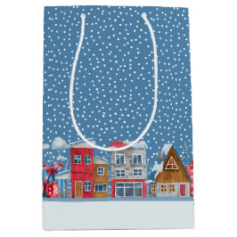 Bolsa de regalo azul de cabina de invierno Wonderl