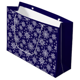 Bolsa de regalo azul Snowflake