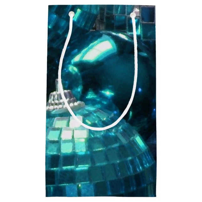Bolsa de regalo Baubles azul pequeña (Anverso)