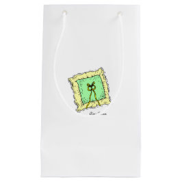 Bolsa de regalo blanca de almohada del portador de