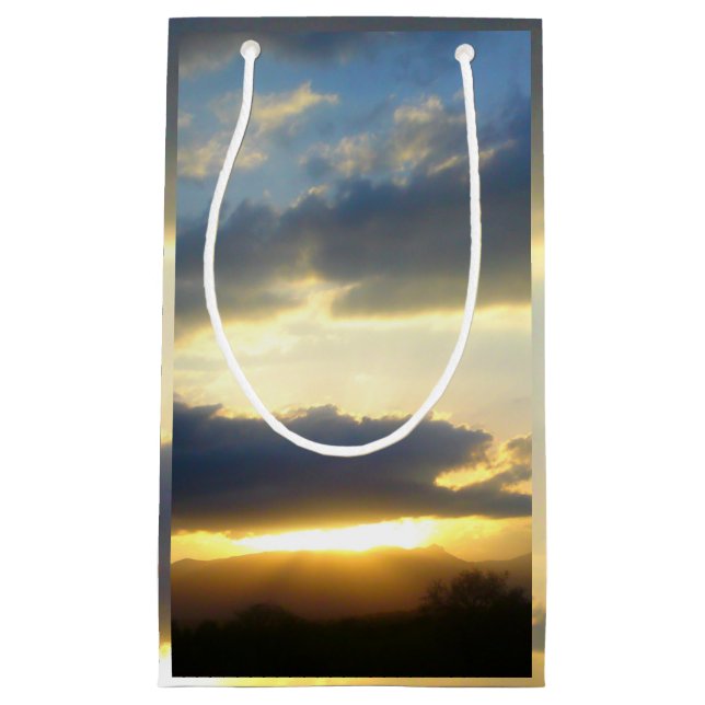 Bolsa de regalo Blue Sky Sunset (Anverso)