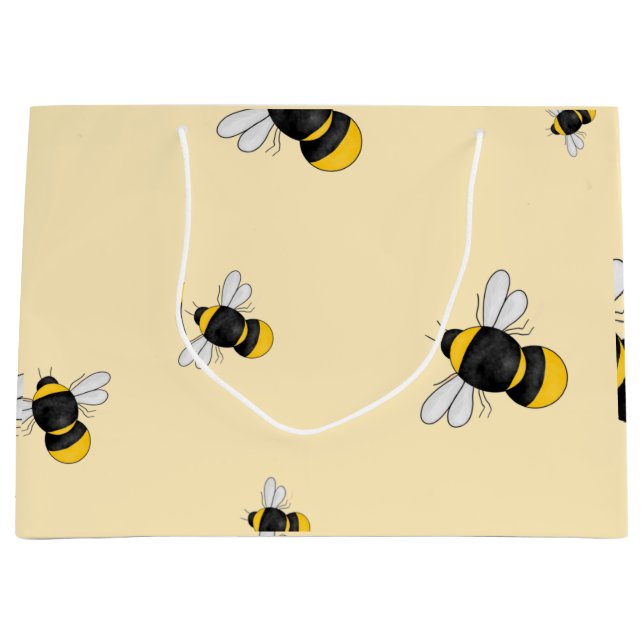 Bolsa de regalo brillante Bumble Bee (Anverso)