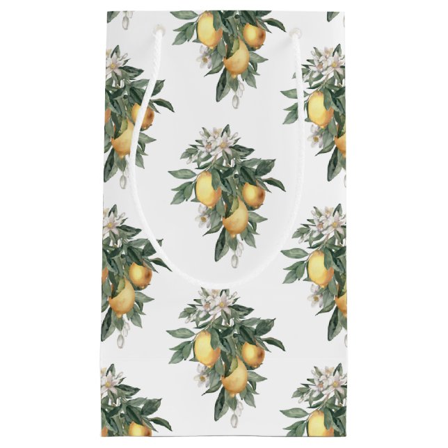 Bolsa de regalo brillante de fruta de limón (Anverso)