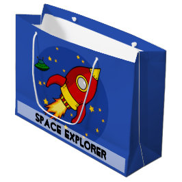 Bolsa de regalo brillante rojiza