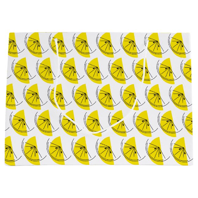 Bolsa de regalo Citrus Lemon Multi grande (Anverso)