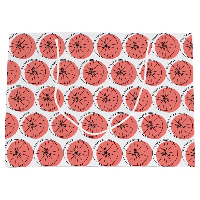 Bolsa de regalo Citrus Pink Multi grande (Anverso)
