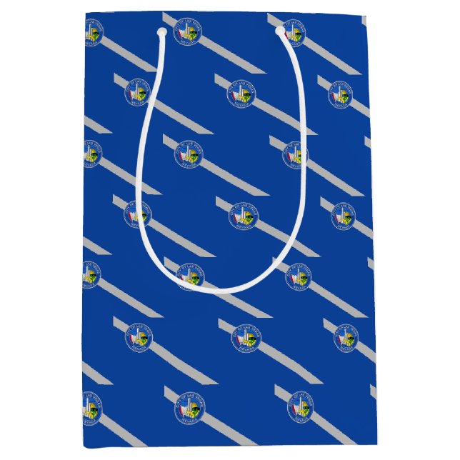 Bolsa de regalo con bandera de Las Vegas, Estados  (Anverso)