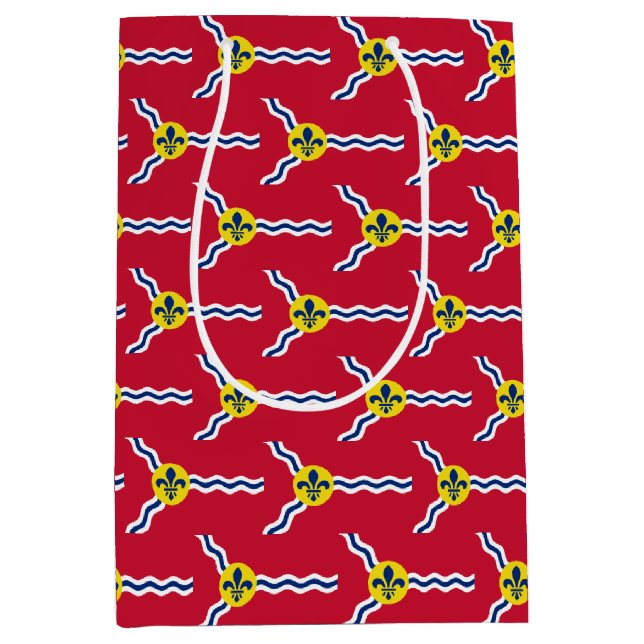 Bolsa de regalo con bandera de St. Louis, Estados  (Anverso)