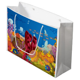 Bolsa de regalo con encanto acuático