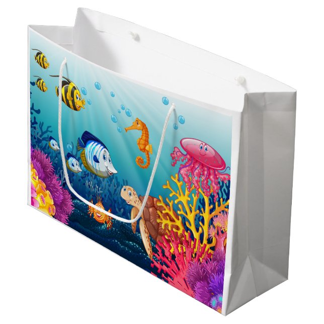 Bolsa de regalo con encanto acuático (Angulo Anverso)