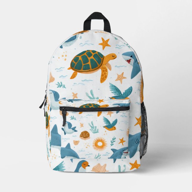 Bolsa de regalo con estampado de deriva oceánica (Anverso)