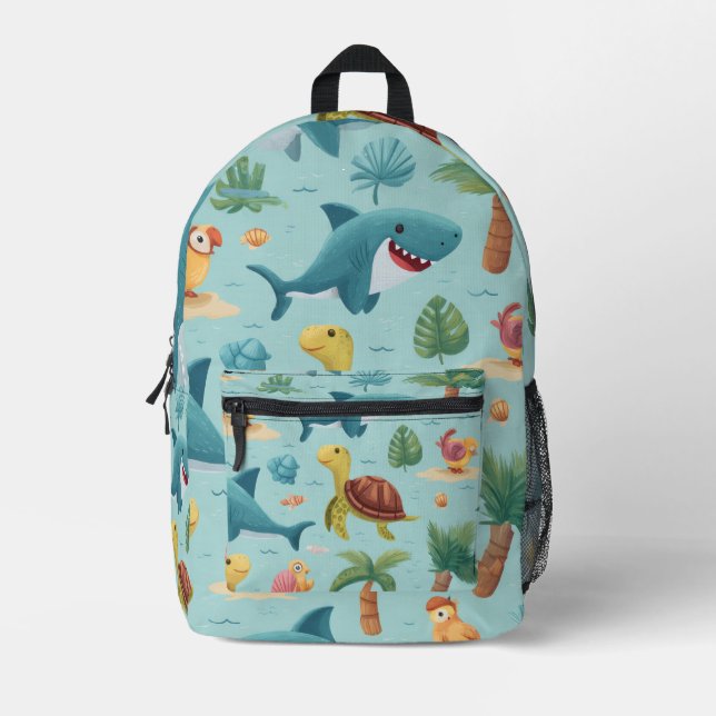 Bolsa de regalo con estampado de luz oceánica cort (Anverso)