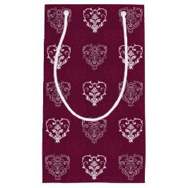 Bolsa de regalo con estampado de Wine Purple & Sil