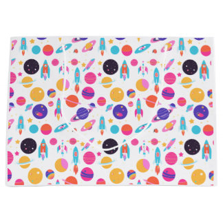 Bolsa de regalo con patrones espaciales generados