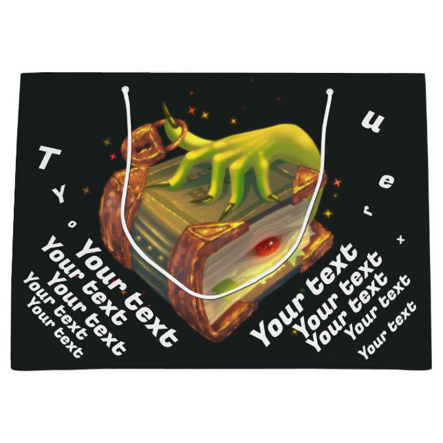 Bolsa de regalo con plantilla mágica (Anverso)