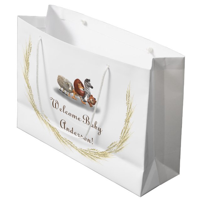 Bolsa de regalo con tema animal de peluche (Angulo Anverso)