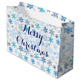 Bolsa de Regalo Copos de Nieve