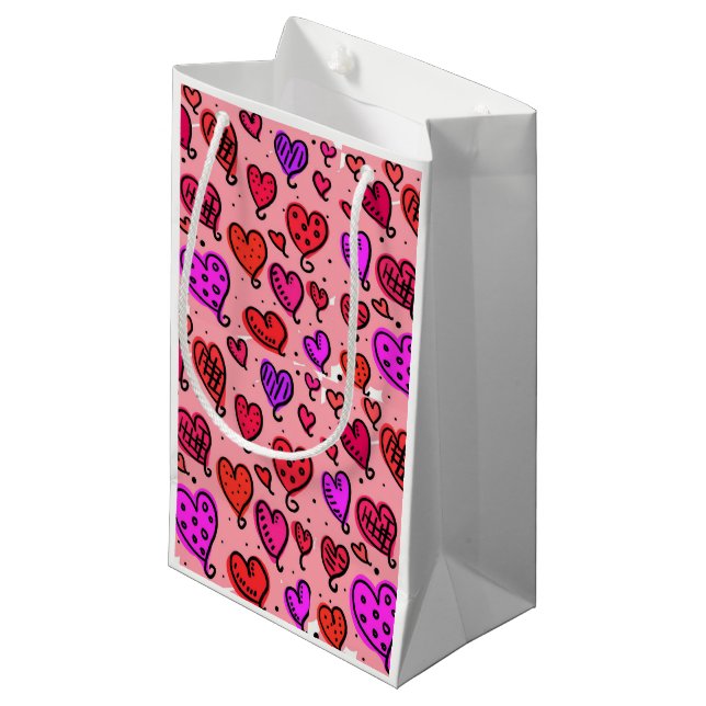 Bolsa de regalo Corazones de San Valentín (Angulo Anverso)