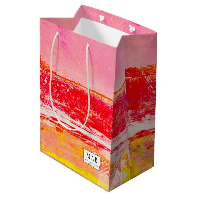 Bolsa de regalo costera de arte original (Angulo reverso)