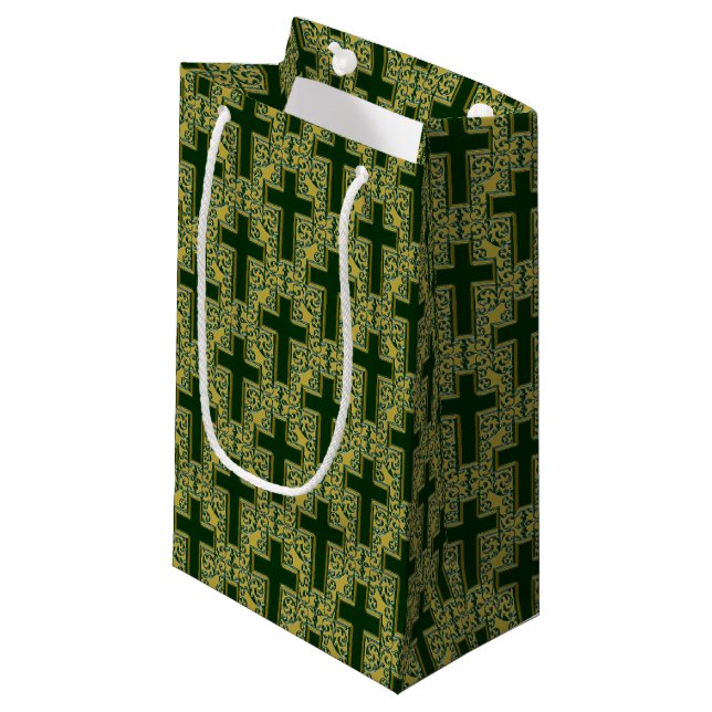 BOLSA de REGALO cruzado-verde-verde-verde-oronero (Angulo Anverso)
