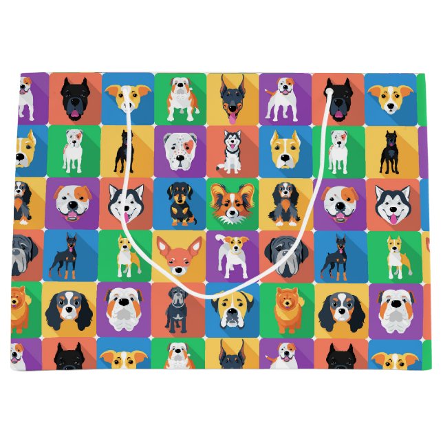 Bolsa de regalo de amor de perro (Anverso)