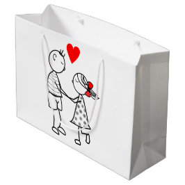 Bolsa de regalo de amor para pareja de cuscús - Pe
