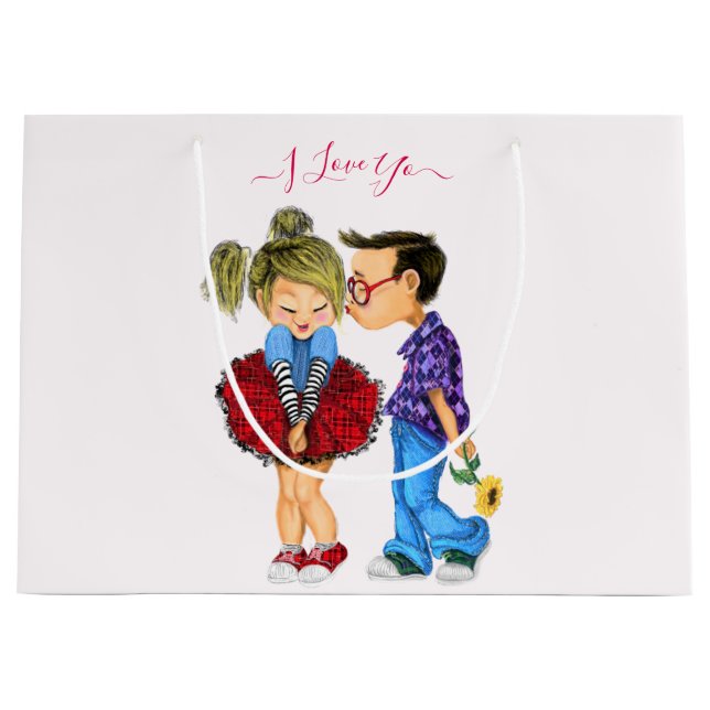 Bolsa de regalo de amor para pareja romántica - Te (Anverso)