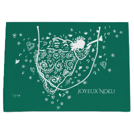 Bolsa de regalo de Ángel Verde y Blanco