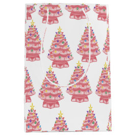 Bolsa de regalo de árboles de navidad de cerámica 