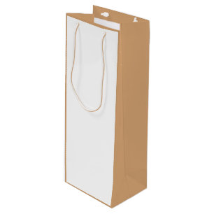 Bolsa de regalo de arena y vino blanco cálido