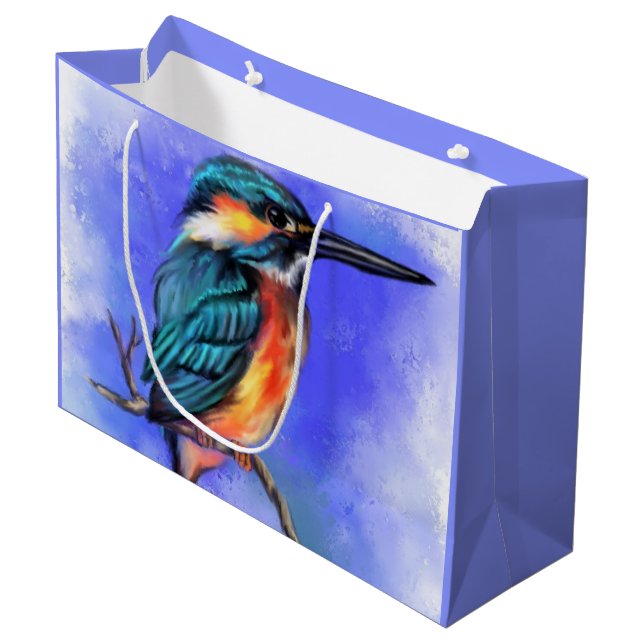 Bolsa de regalo de aves de Kingfisher (Angulo Anverso)