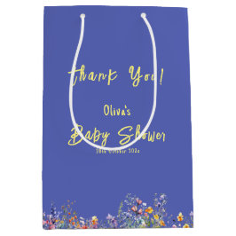 Bolsa de regalo de Baby Shower para flores silvest