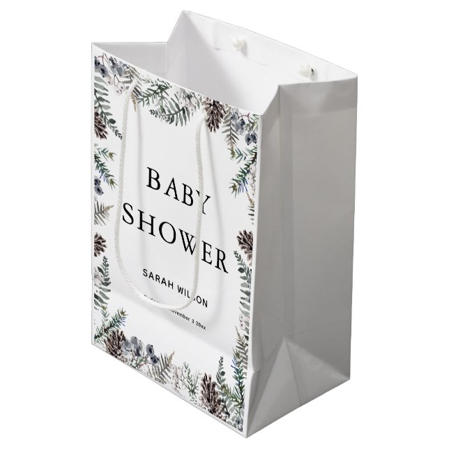 Bolsa de regalo de Baby Shower para invierno (Angulo Anverso)