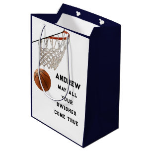 Bolsa de regalo de baloncesto medio