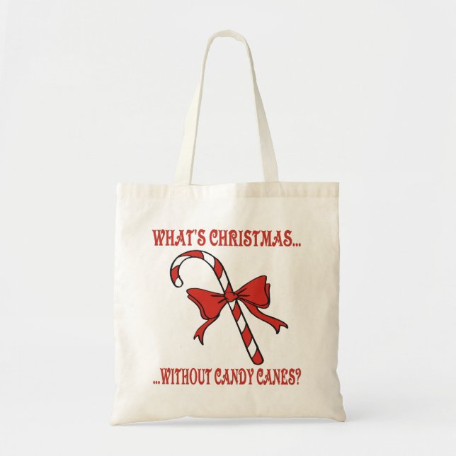 Bolsa de regalo de bastón de caramelo (Frente)