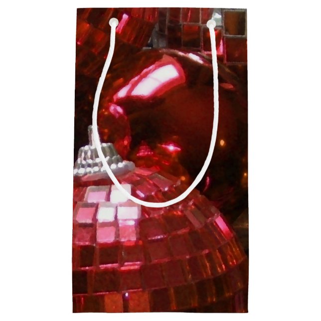 Bolsa de regalo de Baubles Rojos pequeña (Anverso)