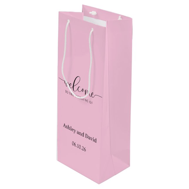 Bolsa de regalo de bienvenida de boda (Angulo Anverso)