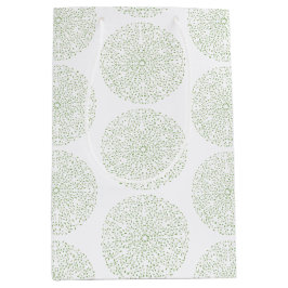 Bolsa de regalo de Boho Green Mandala