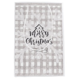 Bolsa de regalo de Búfalo navideño