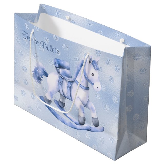 Bolsa de regalo de caballos de Rocas Azules (Angulo Anverso)