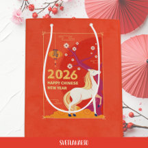 Bolsa de regalo de caballos del año lunar chino 20