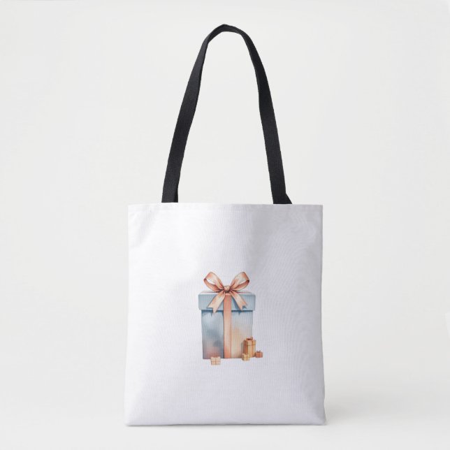 Bolsa de regalo de caja de regalo para navidades (Anverso)
