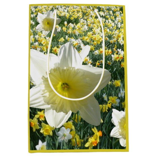 Bolsa de regalo de campo de flores de primavera de (Anverso)