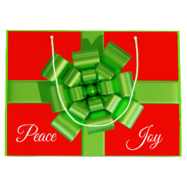 Bolsa de regalo de cebo con relleno verde limón