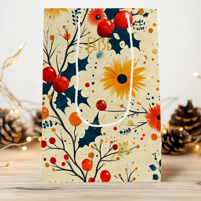 Bolsa de regalo de cerezo con flores de época pers (Subido por el creador)