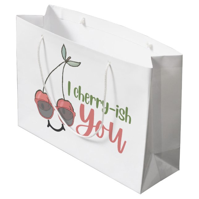 Bolsa de regalo de Cherry-ish You (Angulo reverso)