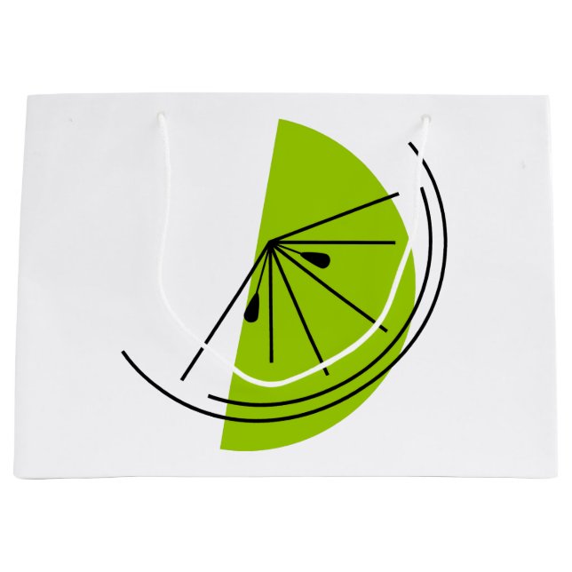 Bolsa de regalo de Citrus Lime grande (Anverso)