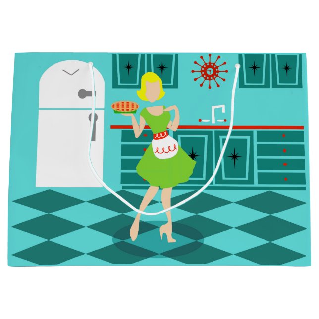 Bolsa de regalo de cocina retro (Anverso)