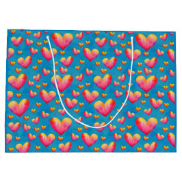 Bolsa de regalo de colores multicolores acuáticos