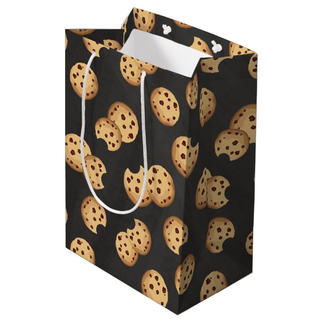 Bolsa de regalo de cumpleaños de leche y galletas  (Angulo reverso)